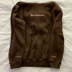 Brown YOU MATTER hoodie